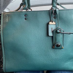 Coach Rogue 30 Dark Turquoise Whipstitch 1941